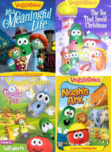 VeggieTales It's a Meaningful Life, Toy That Saved Christmas, Snoodle's Tale, Noah's Ark 4DVD