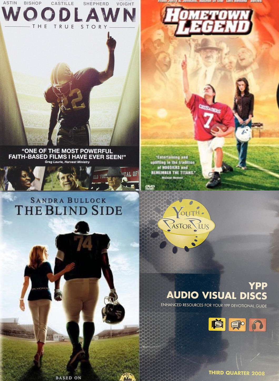 Woodlawn, Hometown Legend, The Blindside + Bonus YPP 4DVD/1CD