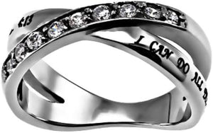 Ring Size 5 (Rad CMS 5) Christian Womens Abstinence Philippians 3:14