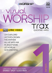 iWorship Visual Worship Trax v1 + Service Starters v.1-4 4DVD