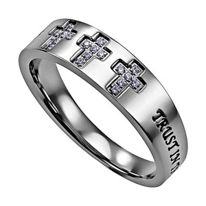 Ring Size 8 (CVY TRUST 8) Trust in the Lord Prov 3:5