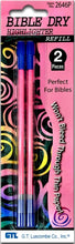 Bible Dry Highlighter 6 Refills GTL Pink (3 packs of 2) Vibrant Color