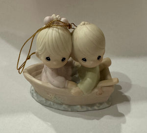 Precious Moments:  Friends To The Very End, Never Drift Apart, First Christmas
