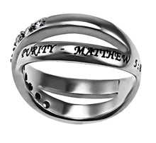 Ring Size 6 (Rad Purity 6) Purity Radiance Stainless Steel Christian Womens Matt 5:8