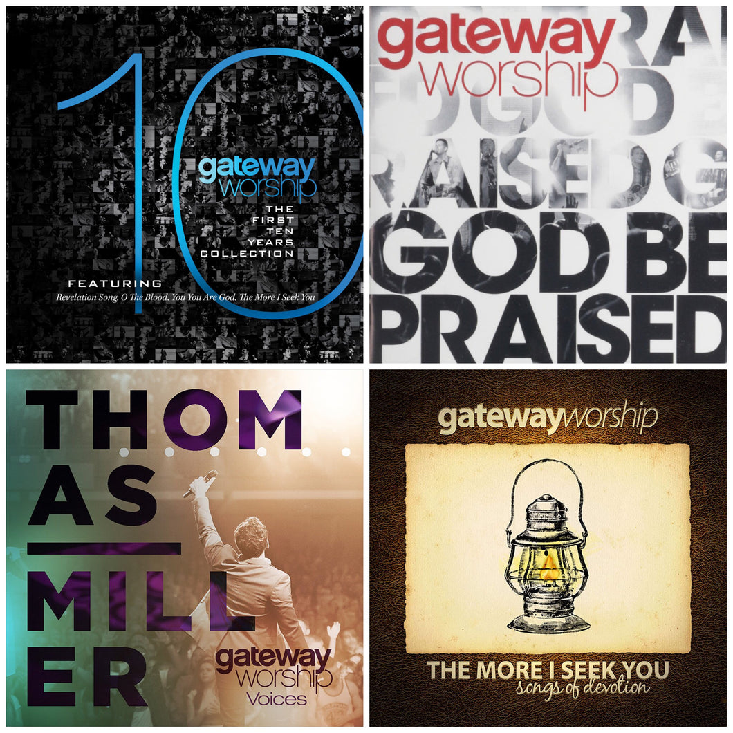 Gateway Worship First Ten Years Collection + More 4CD/2DVD Collection Bundle Pack