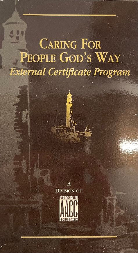 AACC American Association of Christian Counselors, Caring for People God's Way - 3 VHS Set