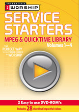 iWorship Visual Worship Trax v1 + Service Starters v.1-4 4DVD