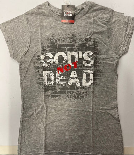 T-Shirt God's Not Dead Ladies Gray