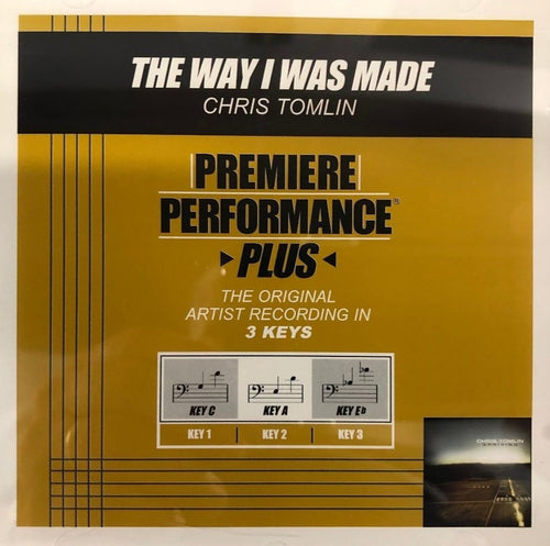 Chris Tomlin The Way I Was Made Premiere Performance Plus Track CD