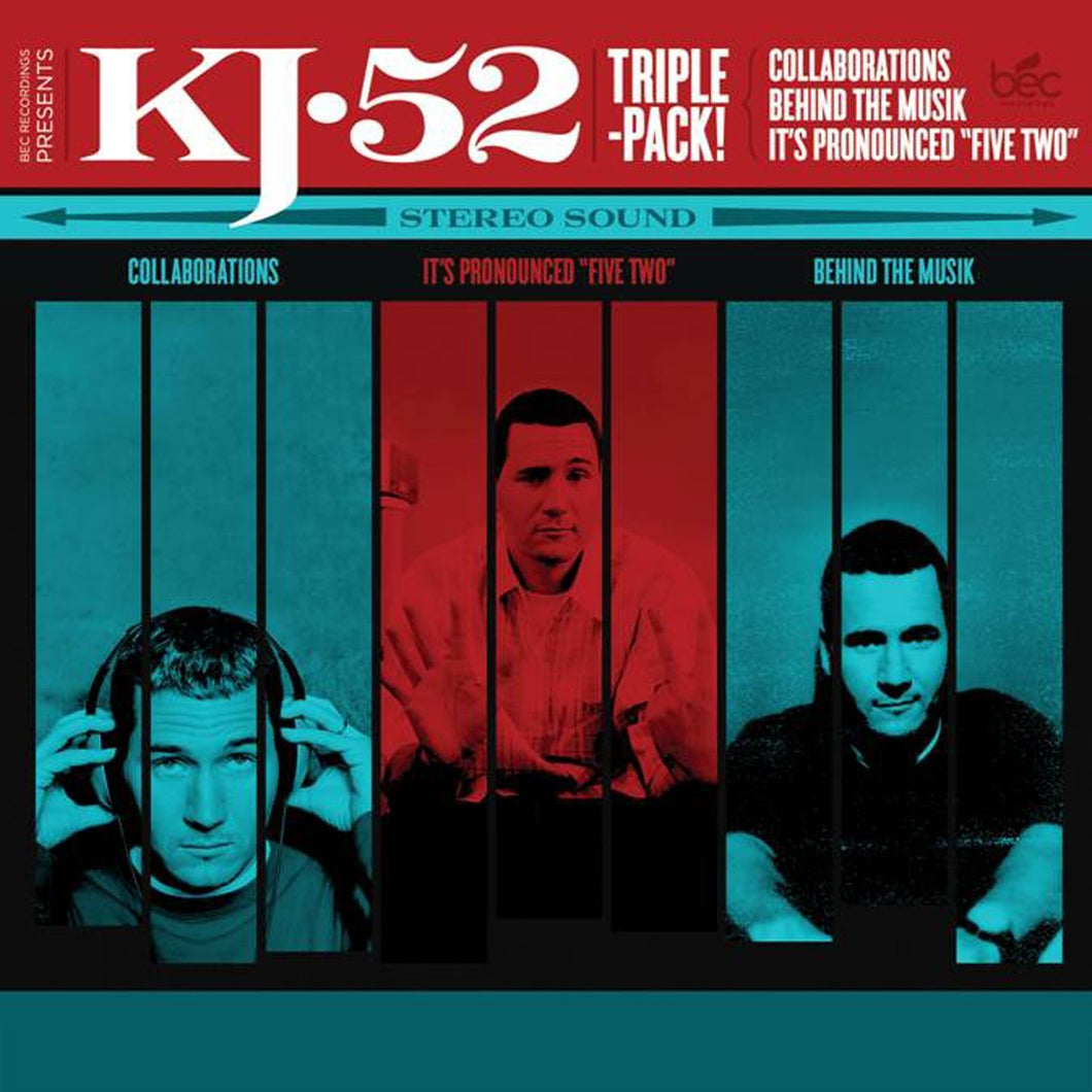 KJ-52 Triple Pack 3CD (Collaborations, It's Pronounced, Behind the Musik)