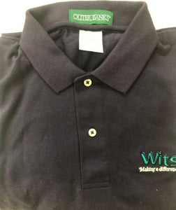 Polo Shirt Wits End Navy Blue