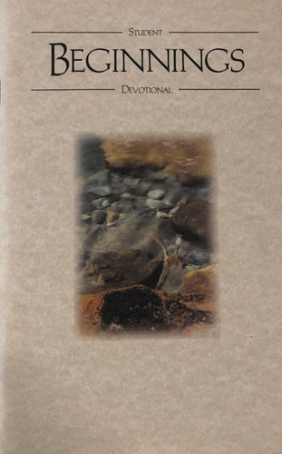 Inquest Ministries Beginnings 13-Week Student Devotional