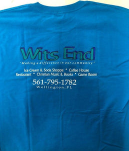 T-Shirt Wits End Aqua