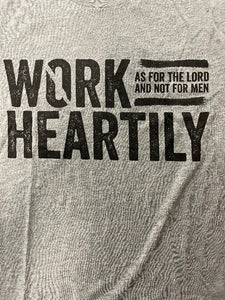 T-Shirt Designer Work Heartily Heather Gray