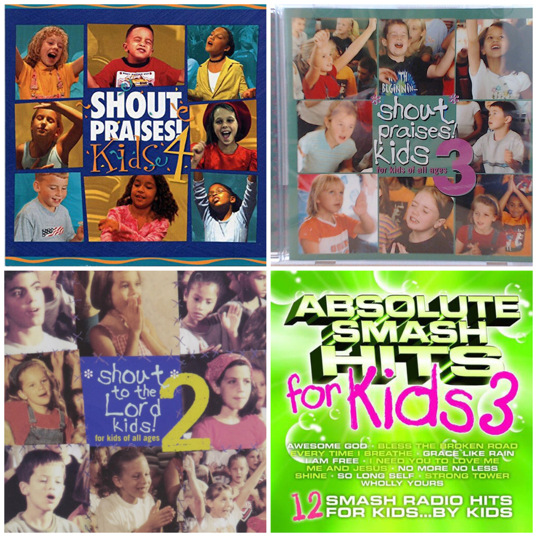 Shout to the Lord Kids & Shout Praises Kids 4CD Collection Bundle Pack