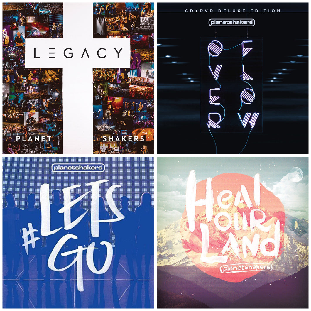 Planetshakers Legacy Deluxe Edition plus more 4CD/3DVD Collection Bundle Pack