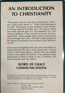 John MacArthur An Introduction to Christianity & God's Plan for Giving Bundle Pack 14 Cassettes