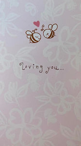 Card Love : Loving You, Miss You, Love : 4 Different Cards, 2ea (pack of 8)